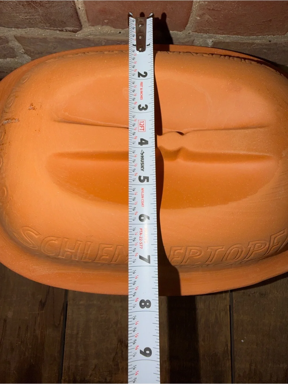 Terracotta Baker in Orange - Oven-to-Table Clay Roaster